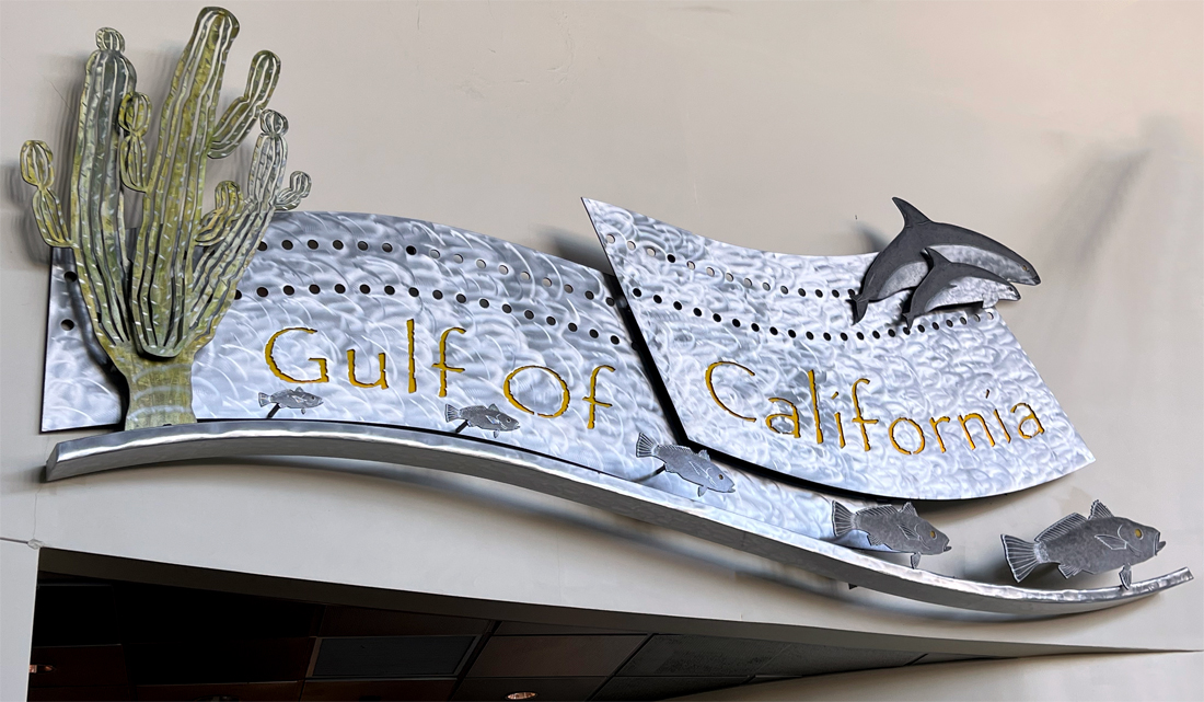 Gulf of California sign
