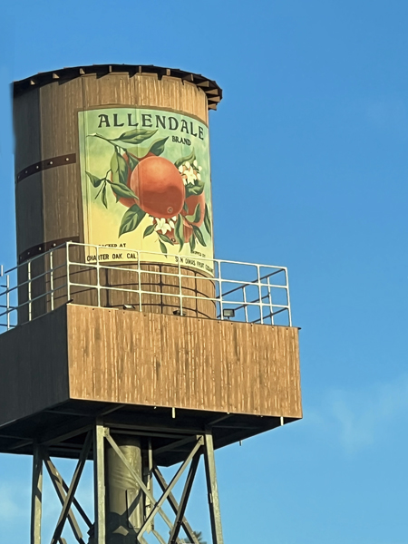 Allendale wooden water tower