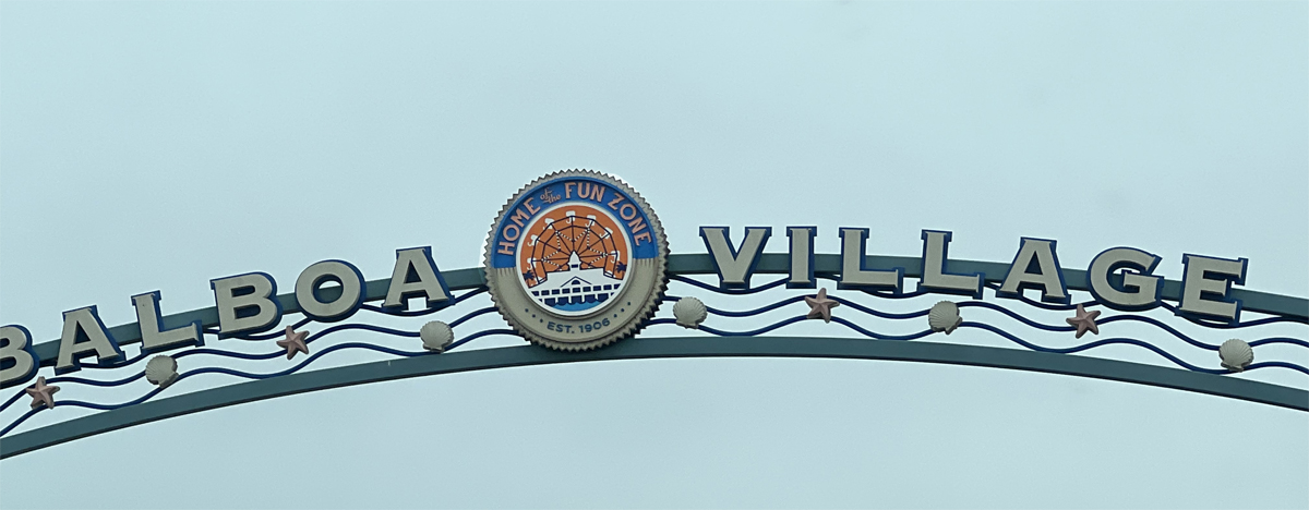 Balboa Village sign