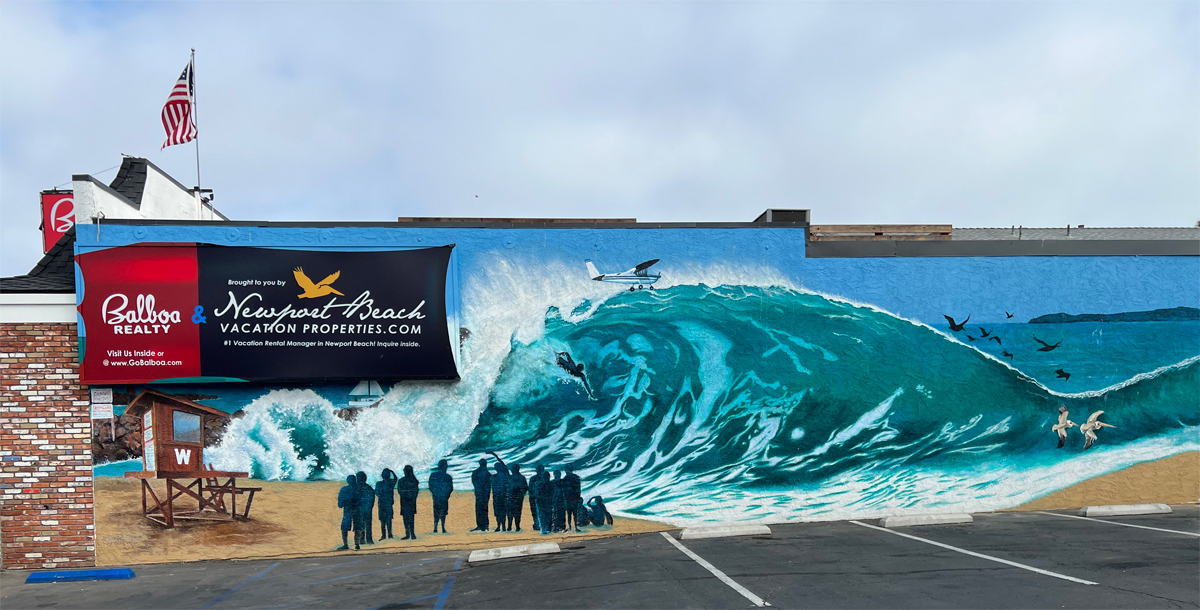 Balboa Newport Beach mural