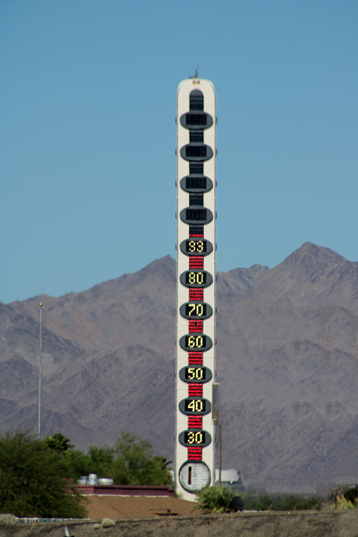 The World's Tallest Thermometer