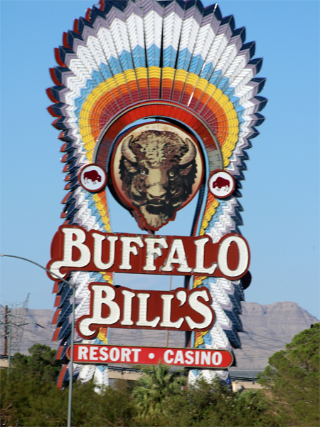 Buffalo Bill's Casino sign
