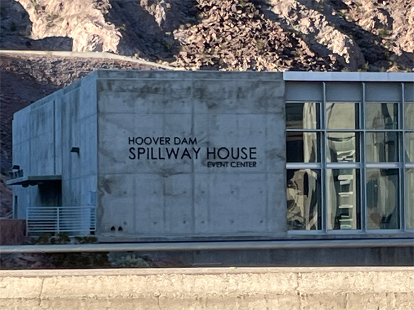Hoover Dam Spillway House event center