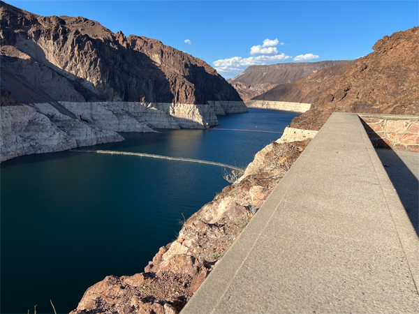 view from Hoover Dam