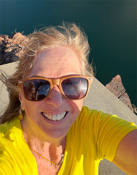 Karen Duquette at Hoover Dam