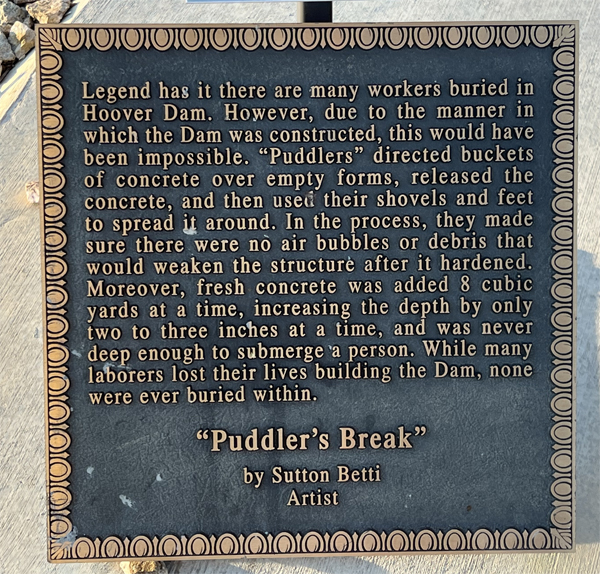 Puddler's Break sign