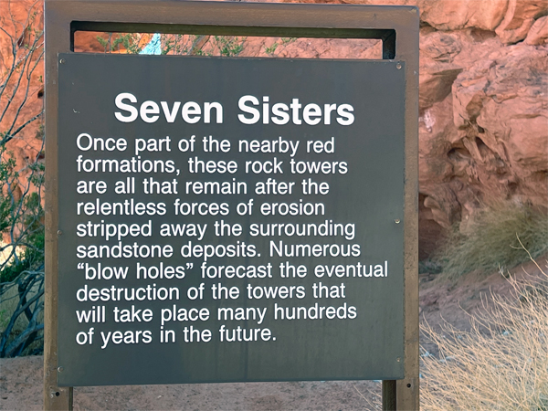sign about Seven Sisters
