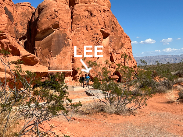 Lee Duquette at Seven Sisters in Valley of Fire State Park