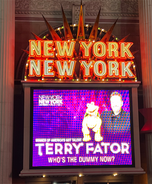 Terry Fator in New York New York Theater