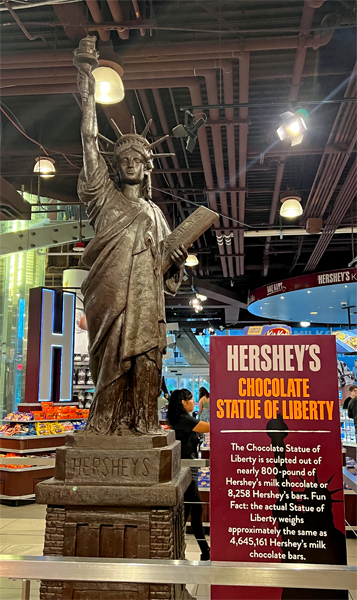 Chocolate State of Liberty