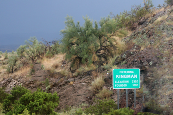 entering Kingman AZ sign