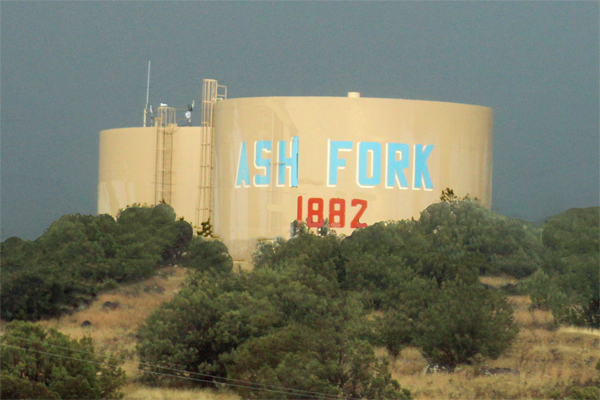 Ash Fork water tank