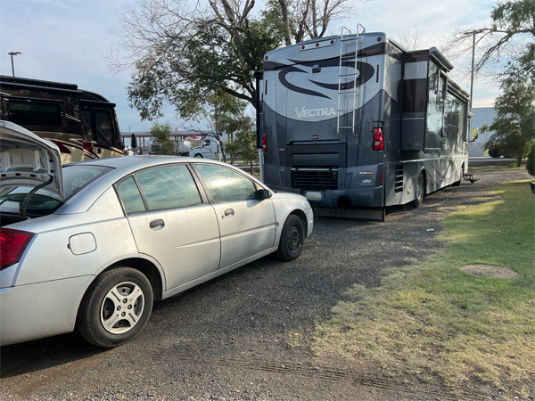 the two RV Gypsies site at Overnite RV Park