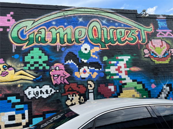 Game Quest mural