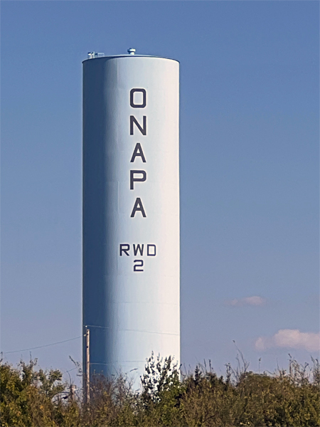 Onapa water tower