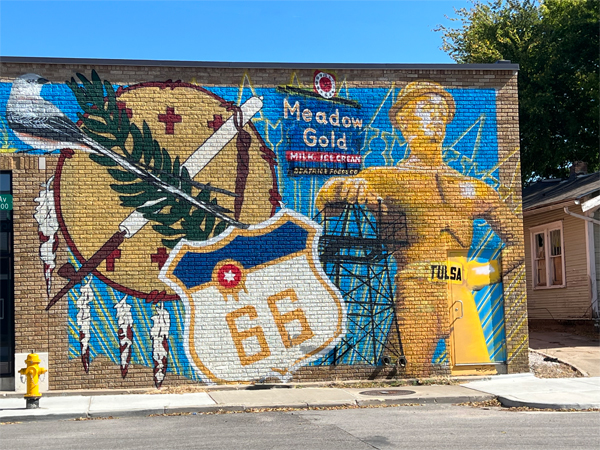 route 66 mural