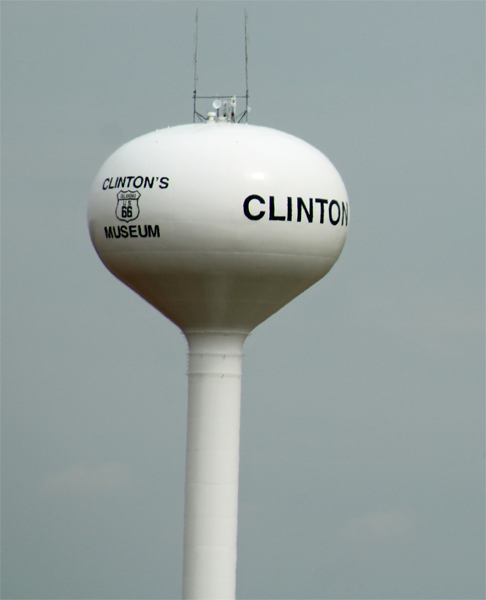 Clinton Route 66 Museum water tower