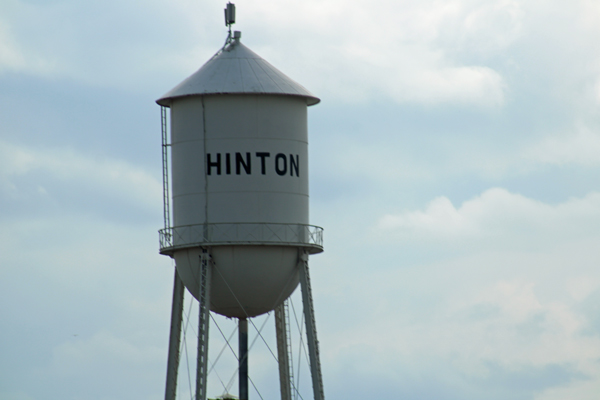 Hinton water tower