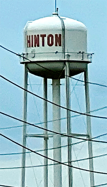 Hinton water tower