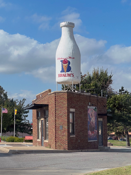 Oklahoma Milk Bottle