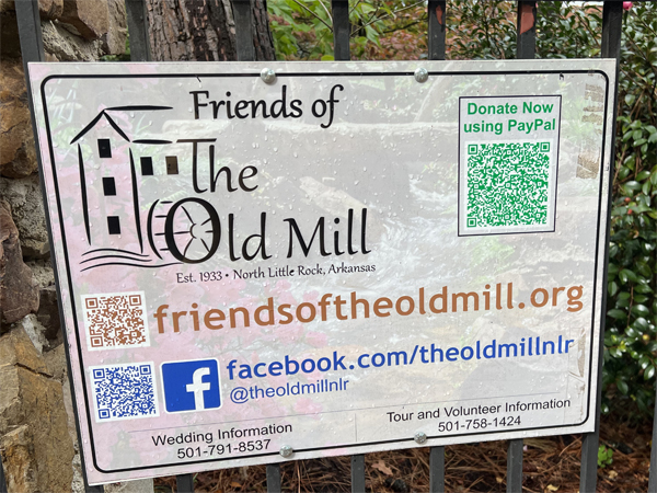 sign for The Old Mill