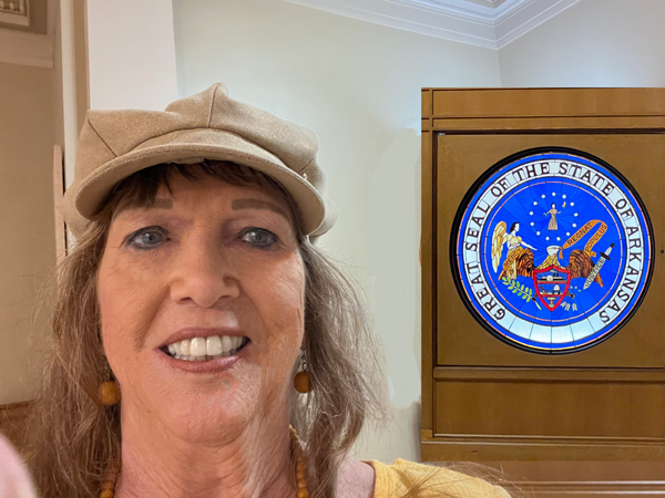 Karen Duquette and The Great Seal of the State of Arkansas