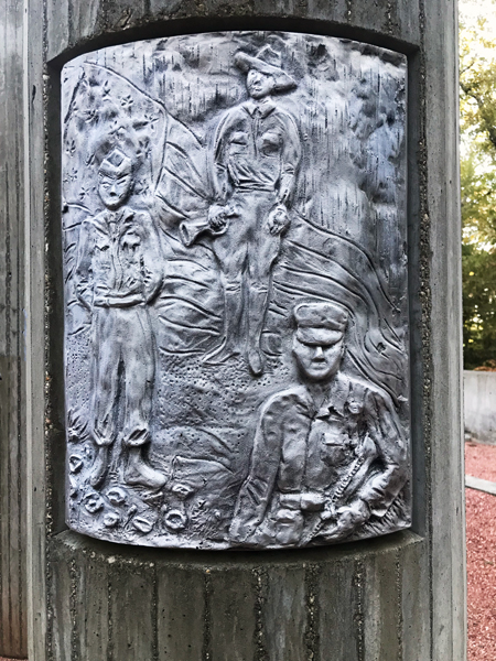 column at Alabama Veterans Memorial Park