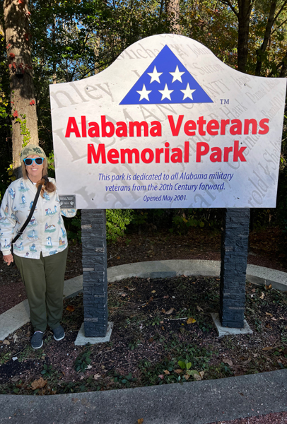 Karen Duquette at Alabama Veterans Memorial Park