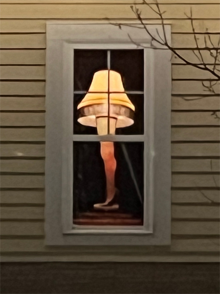a lamp with one leg