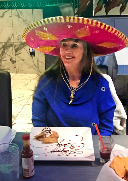 Karen Duquette in the Mexican Hat