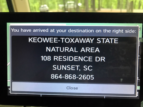 Keowee-Toxaway State Park address