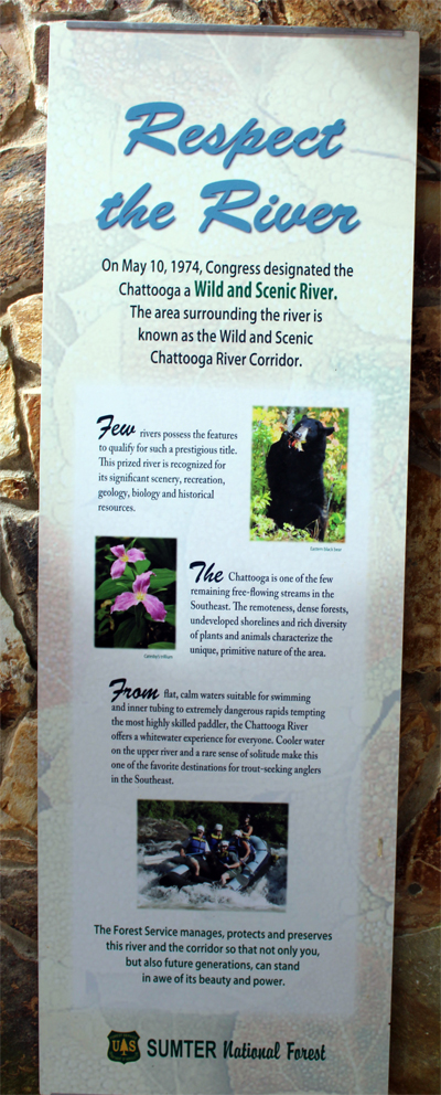 Wild and Scenic River sign