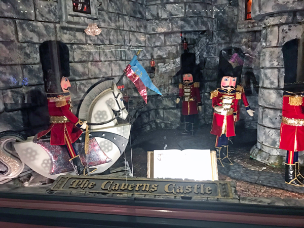 The Caverns Castle display