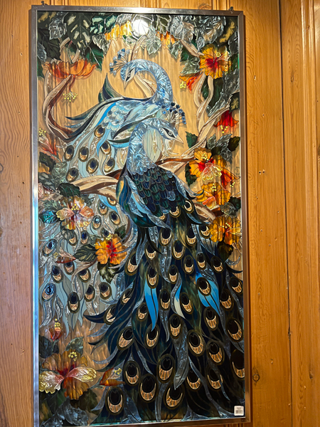 amazing artwork of peacocks