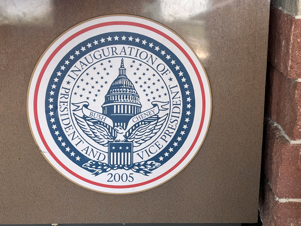 Presidential and Vice President of Inauguration seal 2005