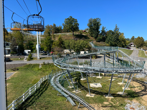Wild Stallion Roller coaster and chair lift