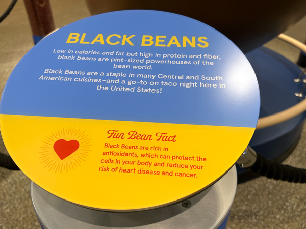 sign about Black Beans