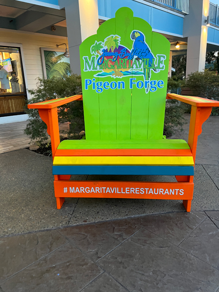 Margaritaville Pigeon Forge big chair