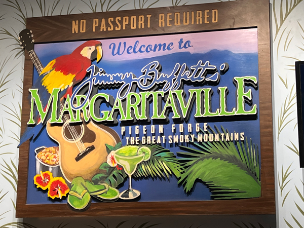 Jimmy Buffett's Margaritaville sign