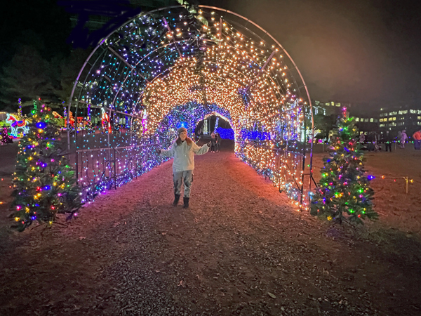 The amazing and ever-changing Tunnel of Lights and Karen Duquette