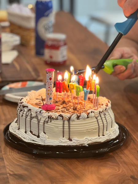 Karen Duquette's birthday cake