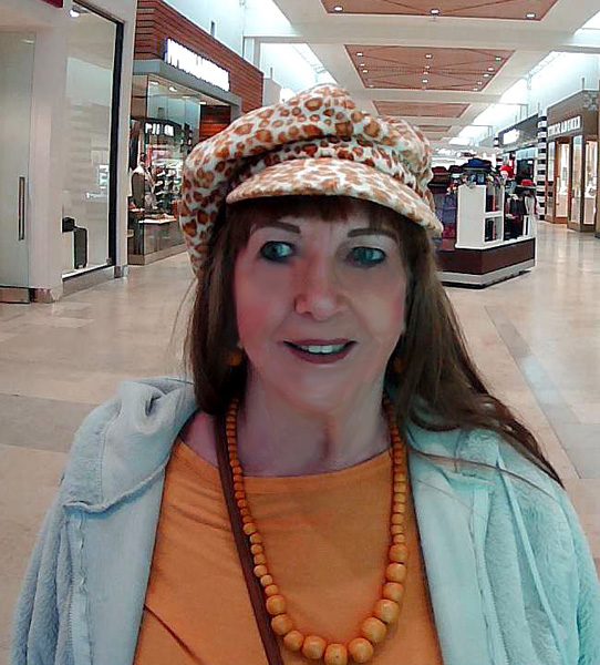 Karen Duquette at the Mall
