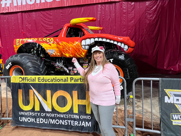 Karen Duquette and the El Toro Loco Monster Truck