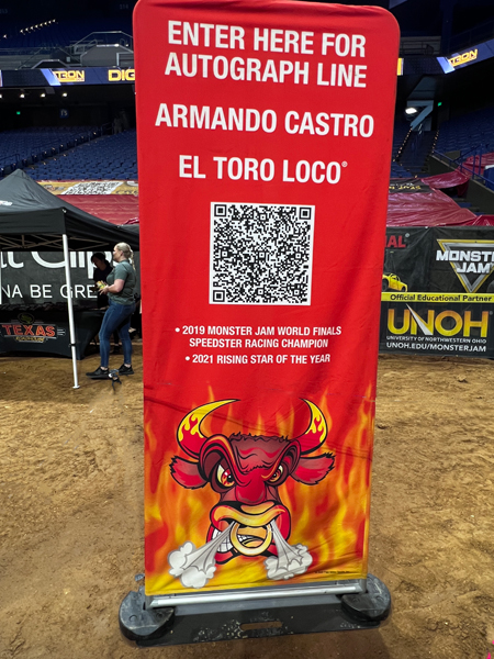 El Toro Loco and Armando Castro banner