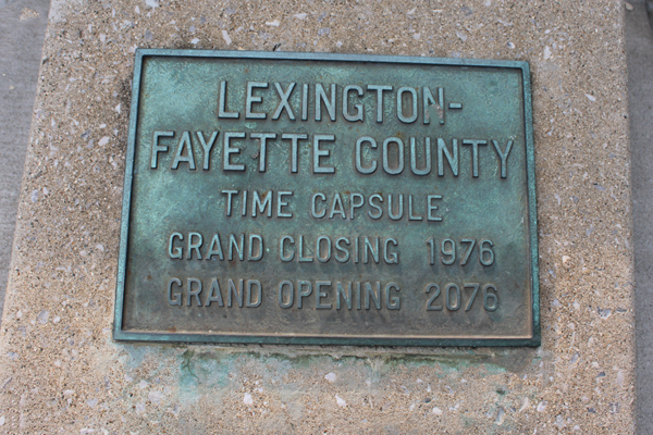 Lexington-Fayette County time capsule