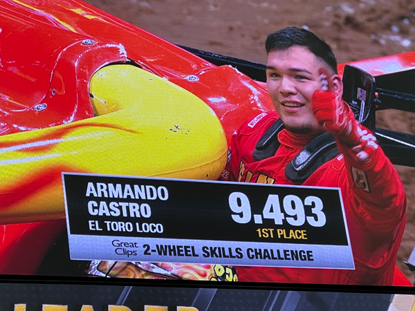 El Toro Loco wins 2-wheel challenge