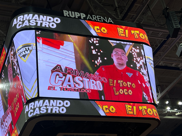 El Toro Loco driver Armando Castro