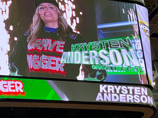 Krysten Anderson, Grave Digger driver