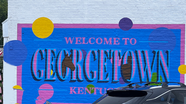 Welcome to Georgetown Kentucky sign