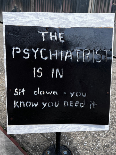 psychiatrist sign